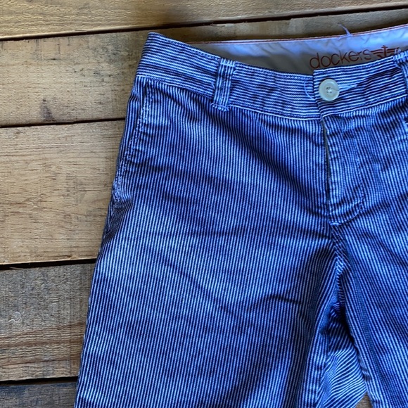 EUC Seecucker Dockers Blue White Bermuda Shorts - Picture 3 of 7